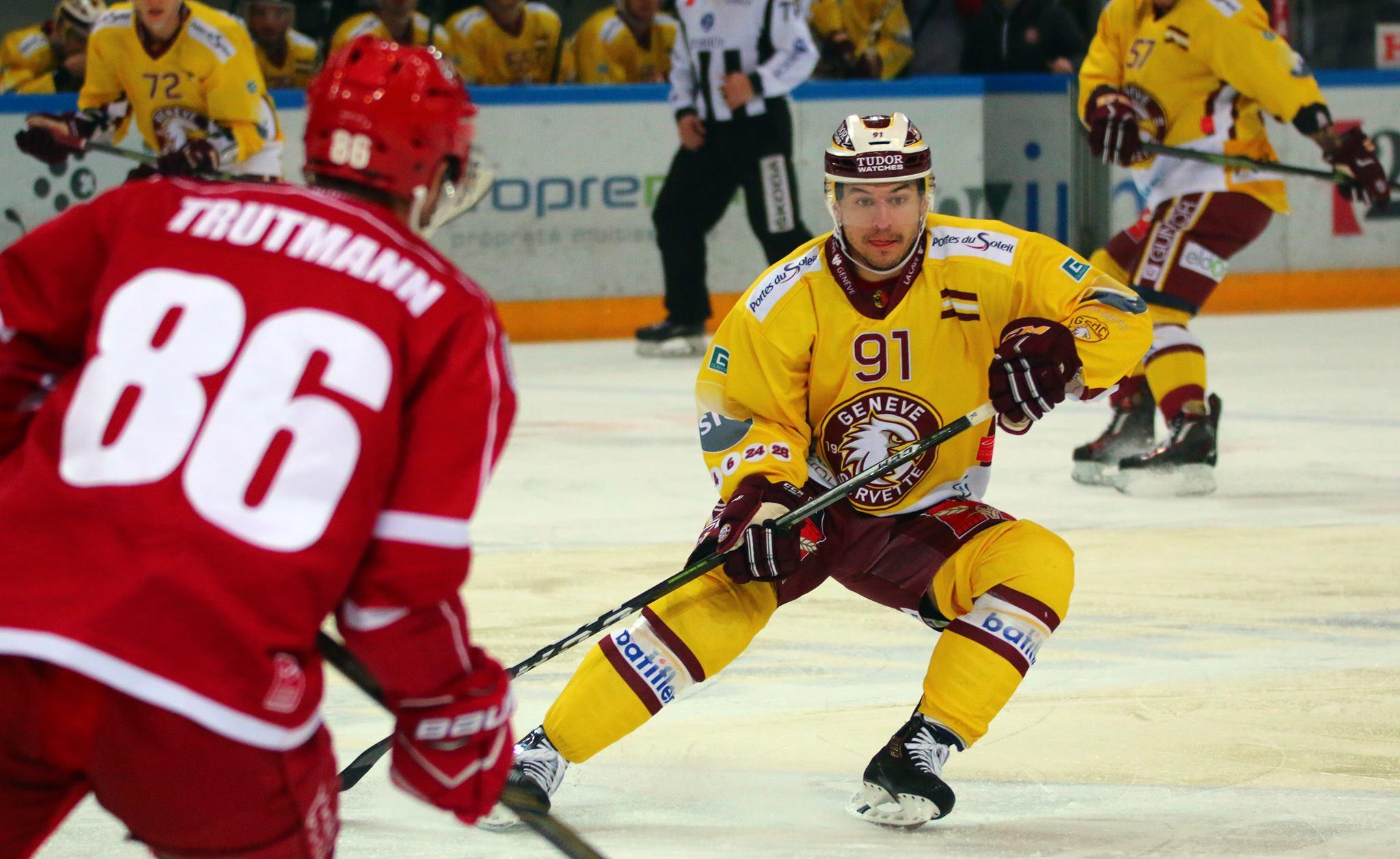 Photo hockey reportage NLA: Genve a tir 23 fois...