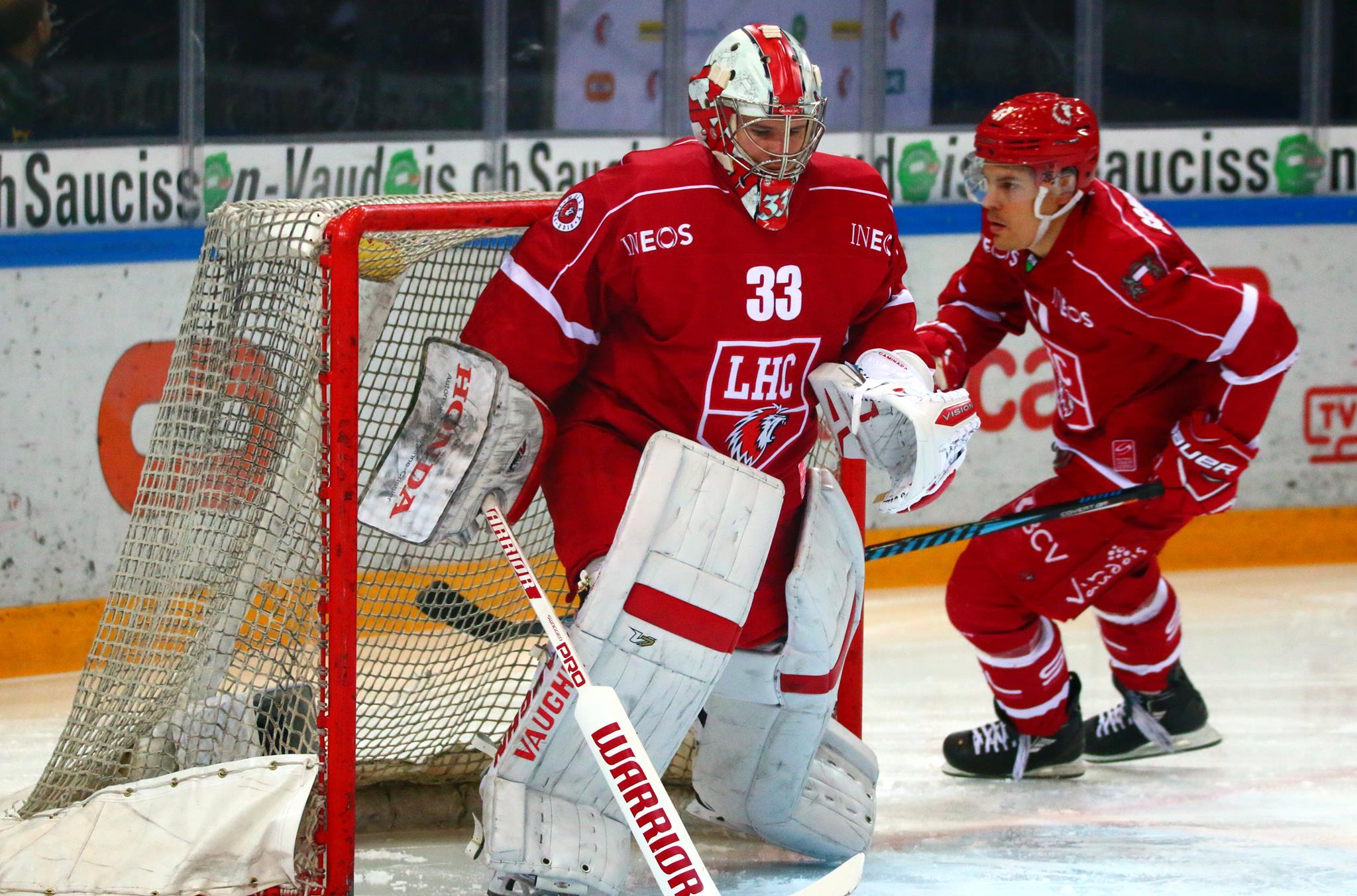 Photo hockey reportage NLA: Le lion est meurtri