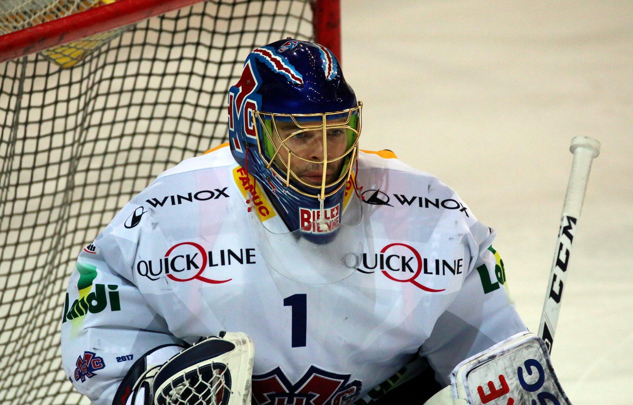 Photo hockey reportage NLA: Le lion est meurtri