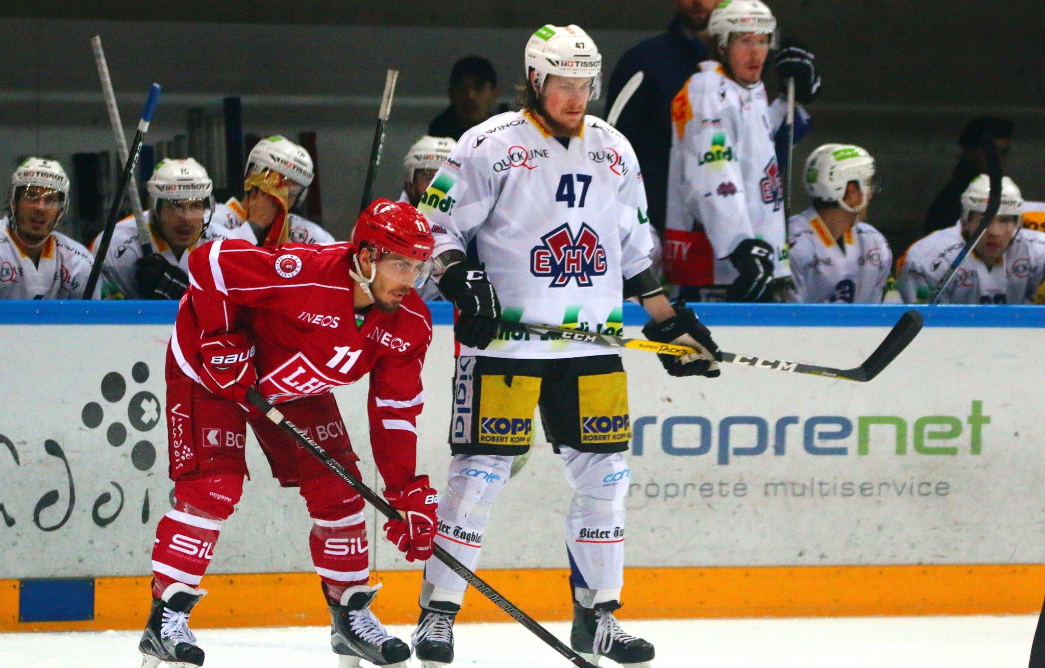 Photo hockey reportage NLA: Le lion est meurtri