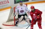 Photo hockey reportage NLA: Le lion est meurtri