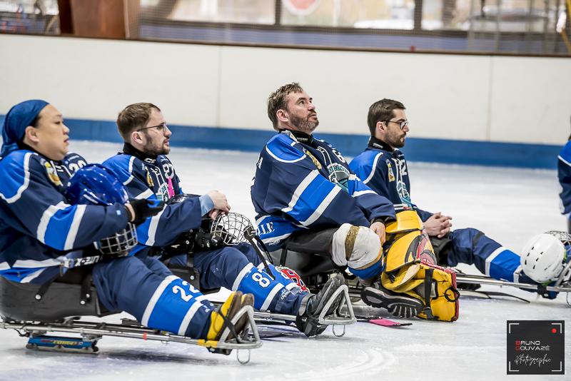 Photo hockey reportage Para Hockey