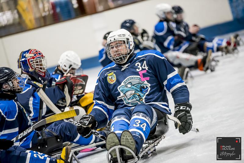 Photo hockey reportage Para Hockey