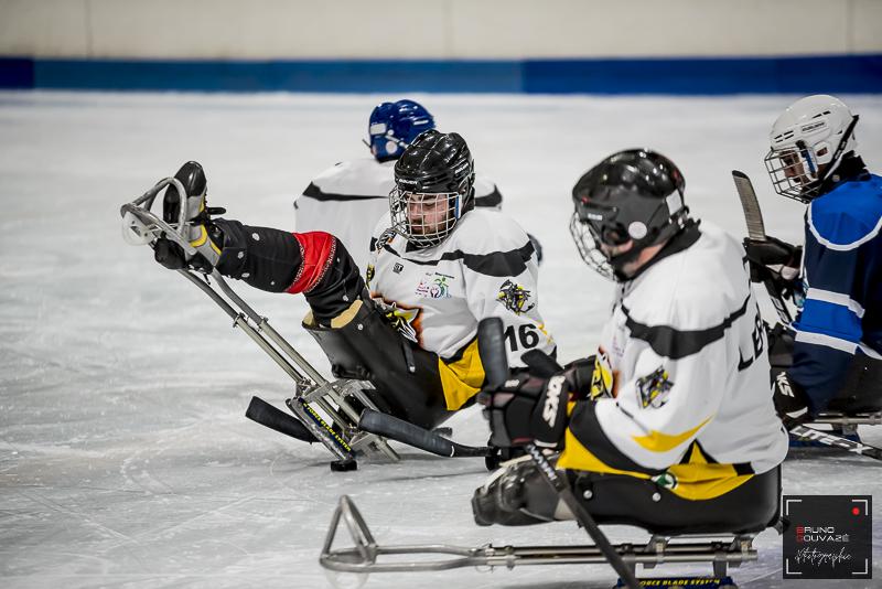 Photo hockey reportage Para Hockey