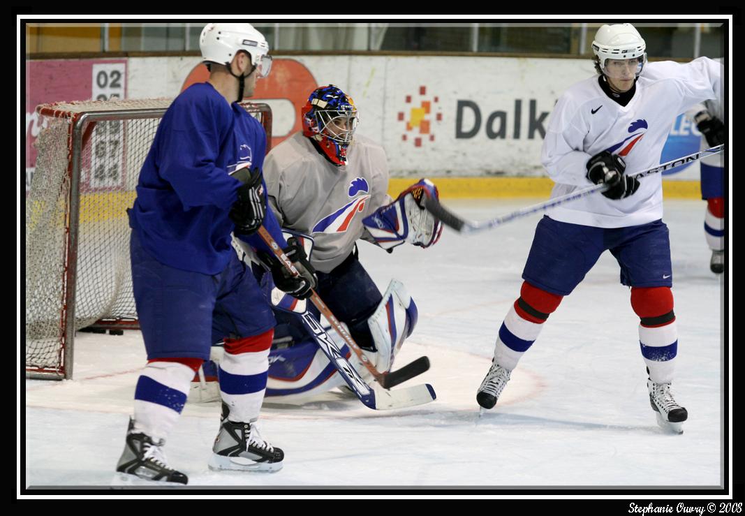 Photo hockey reportage Regroupement Equipe de France  Rouen