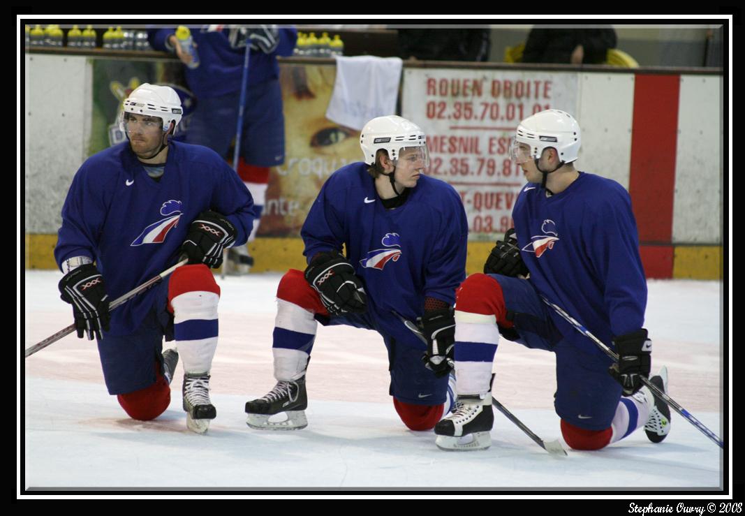 Photo hockey reportage Regroupement Equipe de France  Rouen