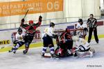 Photo hockey reportage Riviera Cup : Chamonix en six face  Neuilly