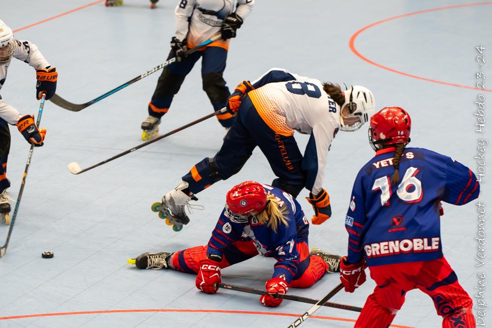 Photo hockey reportage Roller Fminin : Grenoble - Montpellier