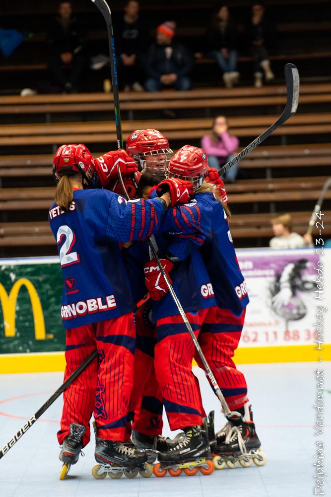 Photo hockey reportage Roller Fminin : Grenoble - Montpellier