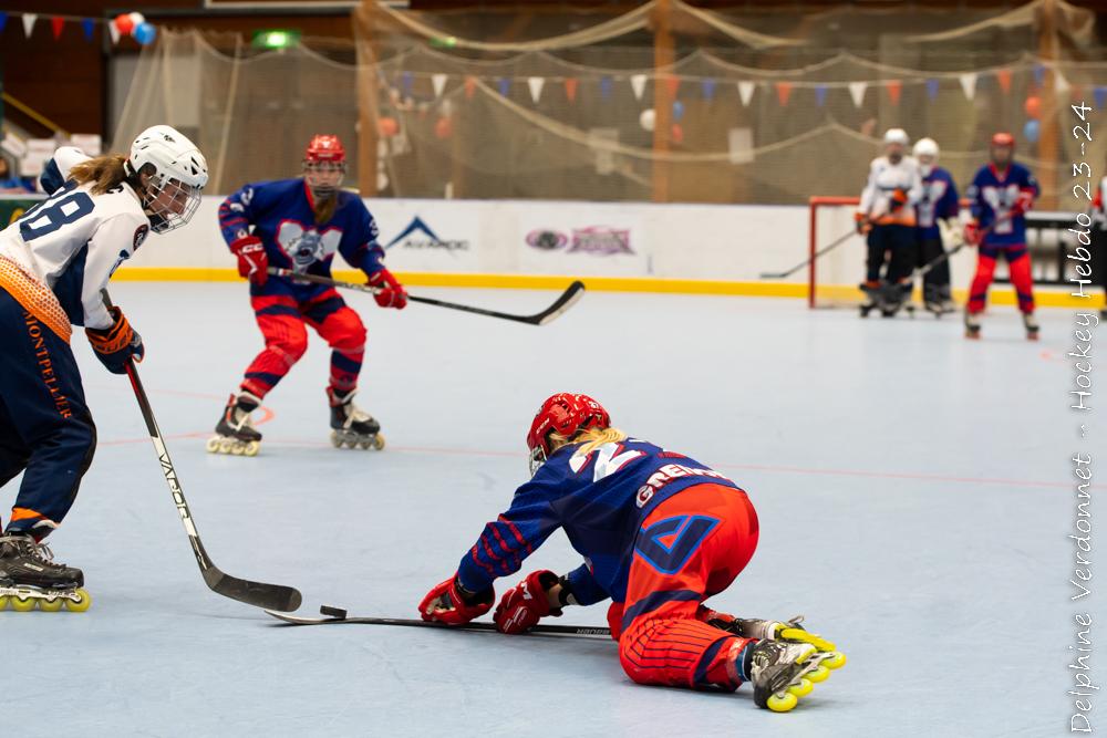 Photo hockey reportage Roller Fminin : Grenoble - Montpellier