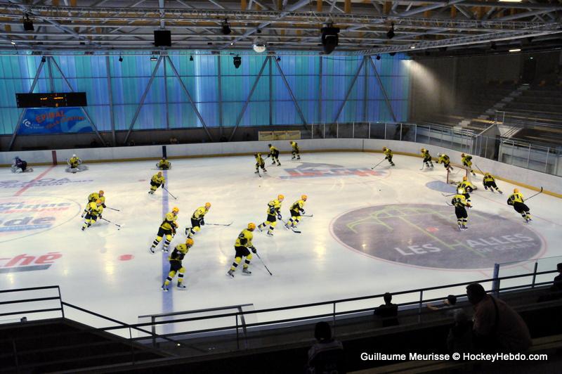 Photo hockey reportage TMR : L'Aigle au firmament