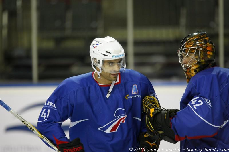 Photo hockey reportage TQO : France - Grande-Bretagne