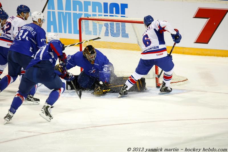 Photo hockey reportage TQO : France - Grande-Bretagne