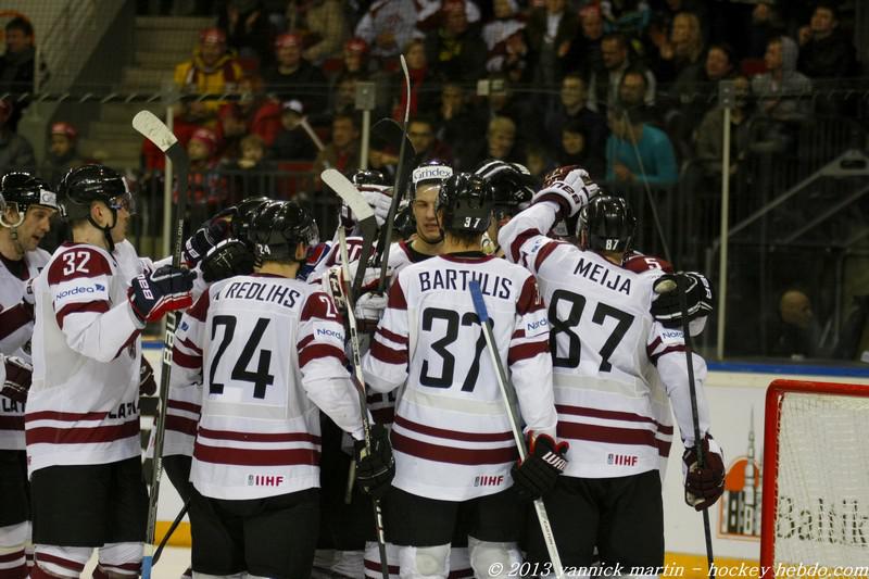 Photo hockey reportage TQO : Lettonie - France 