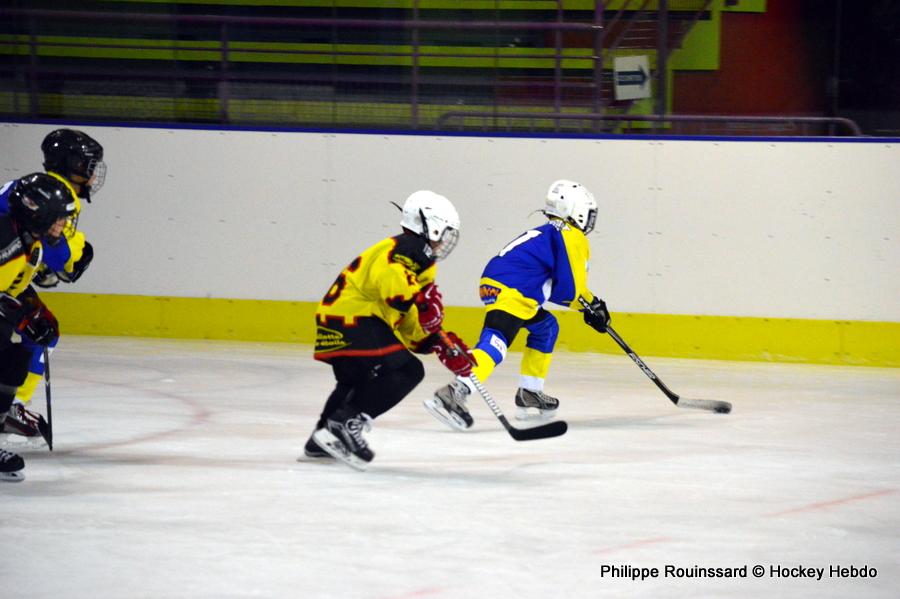 Photo hockey reportage U11 : Dos  dos