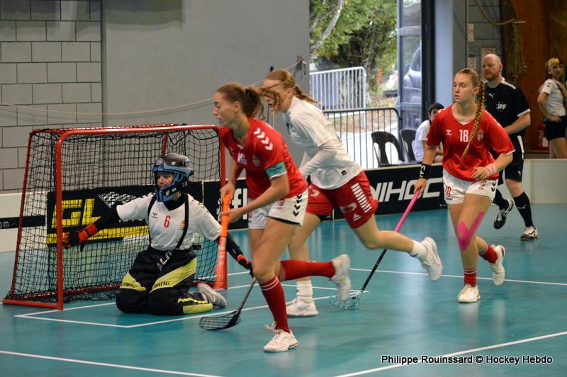 Photo hockey reportage U19 WFCQ : Les Danoises impressionnent