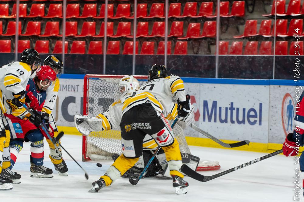 Photo hockey reportage U20 - Grenoble droule face  Rouen