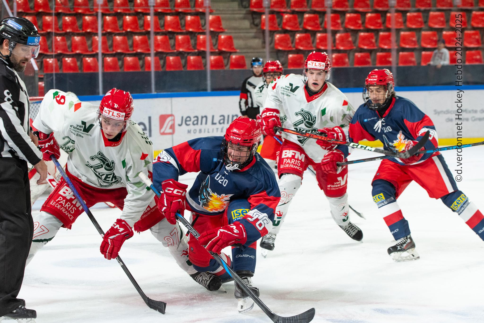 Photo hockey reportage U20 - Grenoble vs Cergy