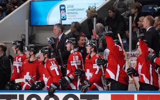 Photo hockey  -  - Mondiaux 2008 : J6 Suisse - Suède
