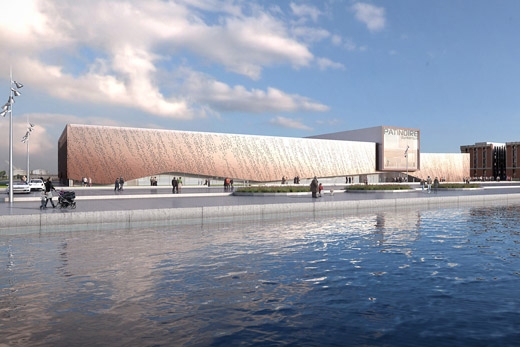 Photo hockey Autour du hockey - Autour du hockey : Dunkerque (Les Corsaires) - Nouvelle patinoire de Dunkerque, 1ère pierre posée !