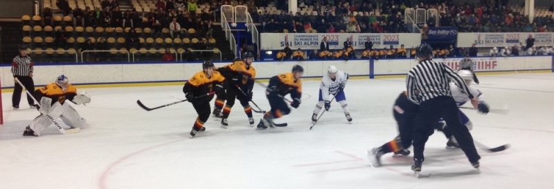 Photo hockey Championnats du monde -  : Allemagne (GER) vs France (FRA) - Mondial U20 - Les bleuets déstabilisés à mi-parcours