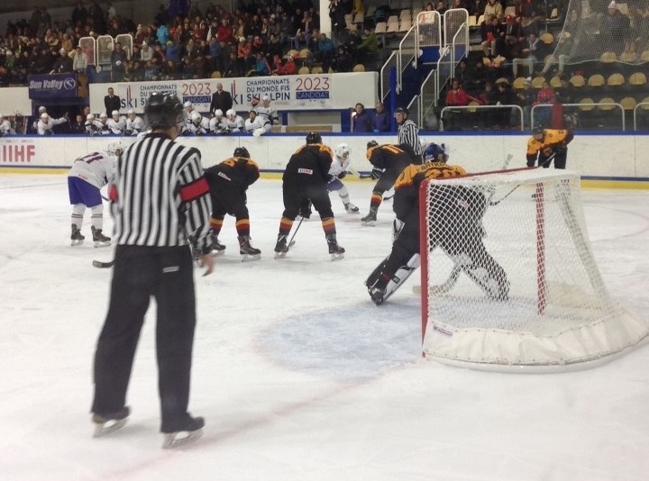 Photo hockey Championnats du monde -  : Allemagne (GER) vs France (FRA) - Mondial U20 - Les bleuets déstabilisés à mi-parcours