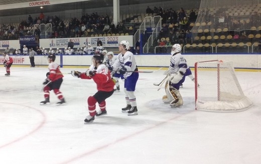 Photo hockey Championnats du monde -  : Autriche (AUT) vs France (FRA) - Mondial U20 - Entrée en matière réussie pour les bleuets
