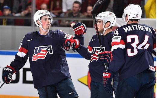 Photo hockey Championnats du monde -  : Biélorussie (BLR) vs Etats Unis d\