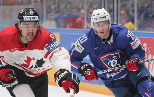 Photo hockey Championnats du monde -  : Canada (CAN) vs France (FRA) - France-Canada : Photos & réactions