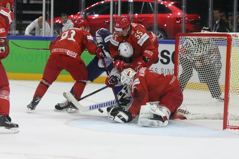 Photo hockey Championnats du monde -  : France (FRA) vs Biélorussie (BLR) - Les Bleus n