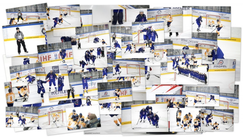 Photo hockey Championnats du monde -  : France (FRA) vs Pays Bas (NED) - Deuxième victoire de la France