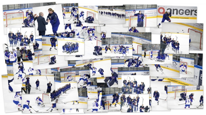 Photo hockey Championnats du monde -  : France (FRA) vs Slovaquie (SVK) - La France s