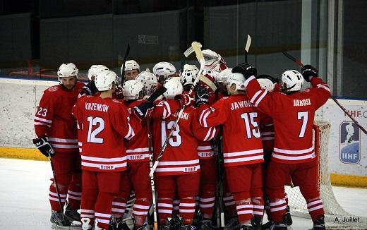 Photo hockey Championnats du monde -  : Pologne (POL) vs Grande Bretagne (GBR) - La Pologne impressionne d