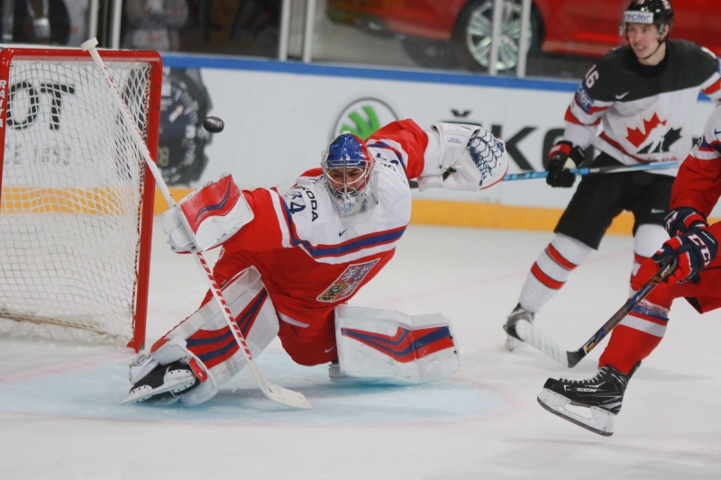 Photo hockey Championnats du monde -  : République Tchèque (CZE) vs Canada (CAN) - Un Canada réaliste face à la Tchéquie