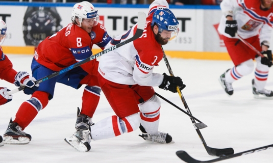 Photo hockey Championnats du monde -  : République Tchèque (CZE) vs Norvège (NOR) - La Tchéquie au bout de l