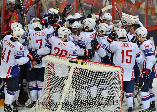 Photo hockey Championnats du monde -  : Russie (RUS) vs France (FRA) - Mondial 13 : Phénoménal !