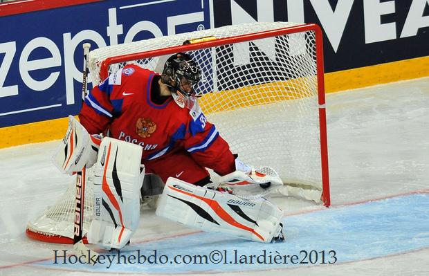Photo hockey Championnats du monde -  : Russie (RUS) vs Lettonie (LAT) - Mondial 13 : La démonstration russe