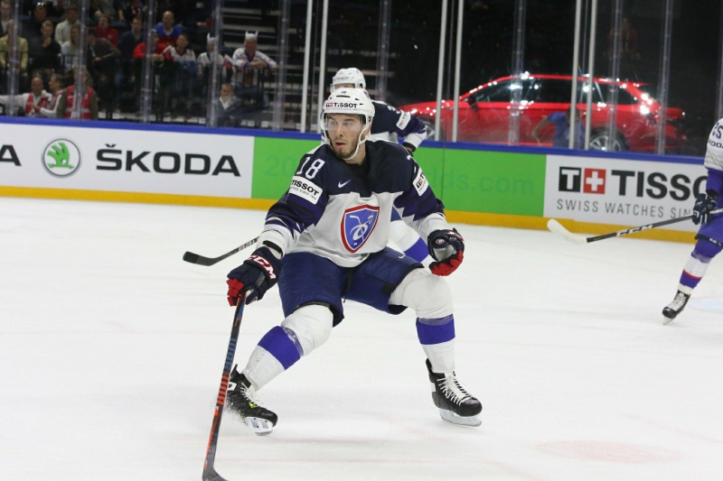 Photo hockey Championnats du monde -  : Slovaquie (SVK) vs France (FRA) - La défaite frustrante des Bleus face à la Slovaquie.