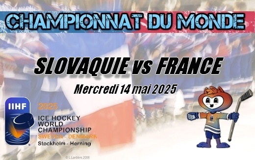 Photo hockey Championnats du monde -  : Slovaquie (SVK) vs France (FRA) - Les Bleus encore battus