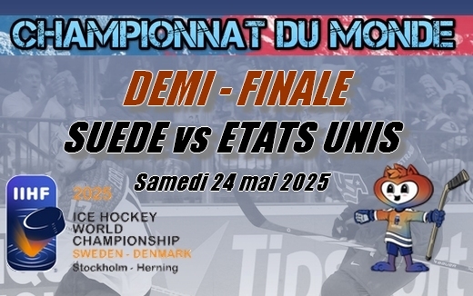 Photo hockey Championnats du monde -  : Suède (SWE) vs Etats Unis d\