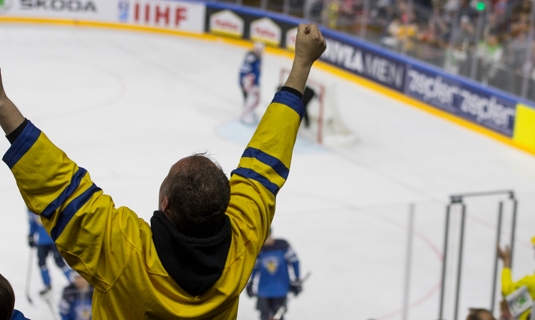 Photo hockey Championnats du monde -  : Suède (SWE) vs Finlande (FIN) - La Suède tout en maîtrise va en finale!
