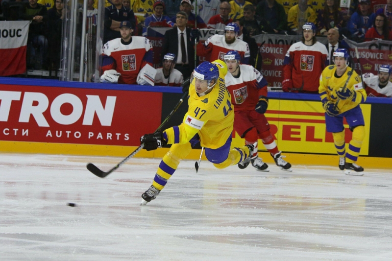 Photo hockey Championnats du monde -  : Suède (SWE) vs République Tchèque (CZE) - La Suède s