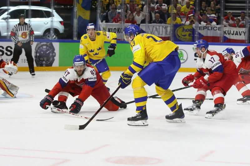 Photo hockey Championnats du monde -  : Suède (SWE) vs République Tchèque (CZE) - La Suède s
