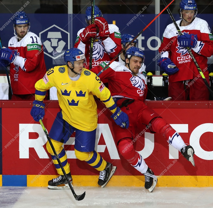 Photo hockey Championnats du monde -  : Suède (SWE) vs République Tchèque (CZE) - Les Tchèques renversants !