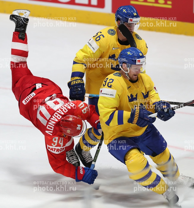 Photo hockey Championnats du monde -  : Suède (SWE) vs Russie (RUS) - La Russie reste invaincue