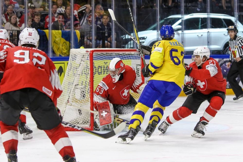 Photo hockey Championnats du monde -  : Suède (SWE) vs Suisse (SUI) - La Suède bis repetita !