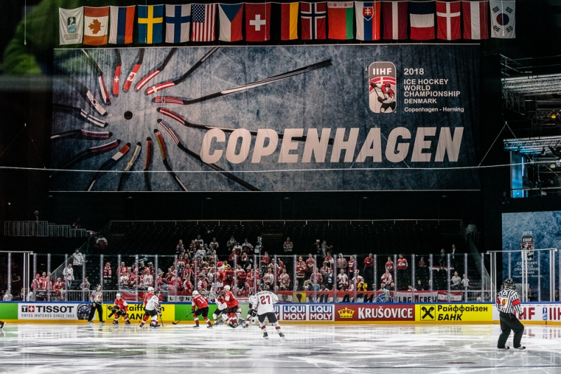 Photo hockey Championnats du monde -  : Suisse (SUI) vs Autriche (AUT) - L