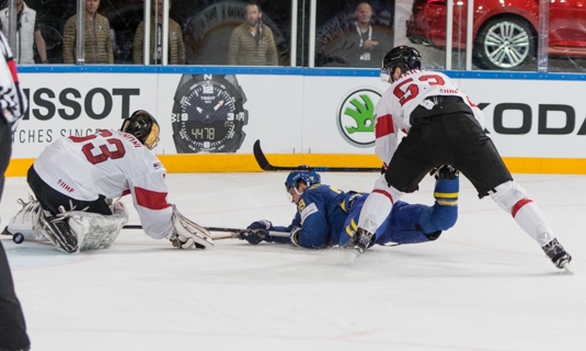Photo hockey Championnats du monde -  : Suisse (SUI) vs Suède (SWE) - La Nati a essayé, sans succès !