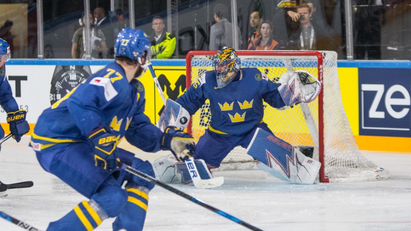 Photo hockey Championnats du monde -  : Suisse (SUI) vs Suède (SWE) - La Nati a essayé, sans succès !