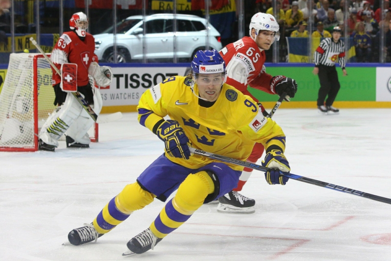 Photo hockey Championnats du monde -  : Suisse (SUI) vs Suède (SWE) - La Suisse se prive presque de quarts